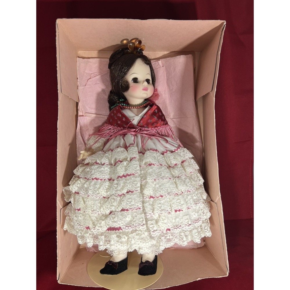 Vintage Madame Alexander Doll‎ 13" Carmen #1410 Opera Series in Box W/ Tag